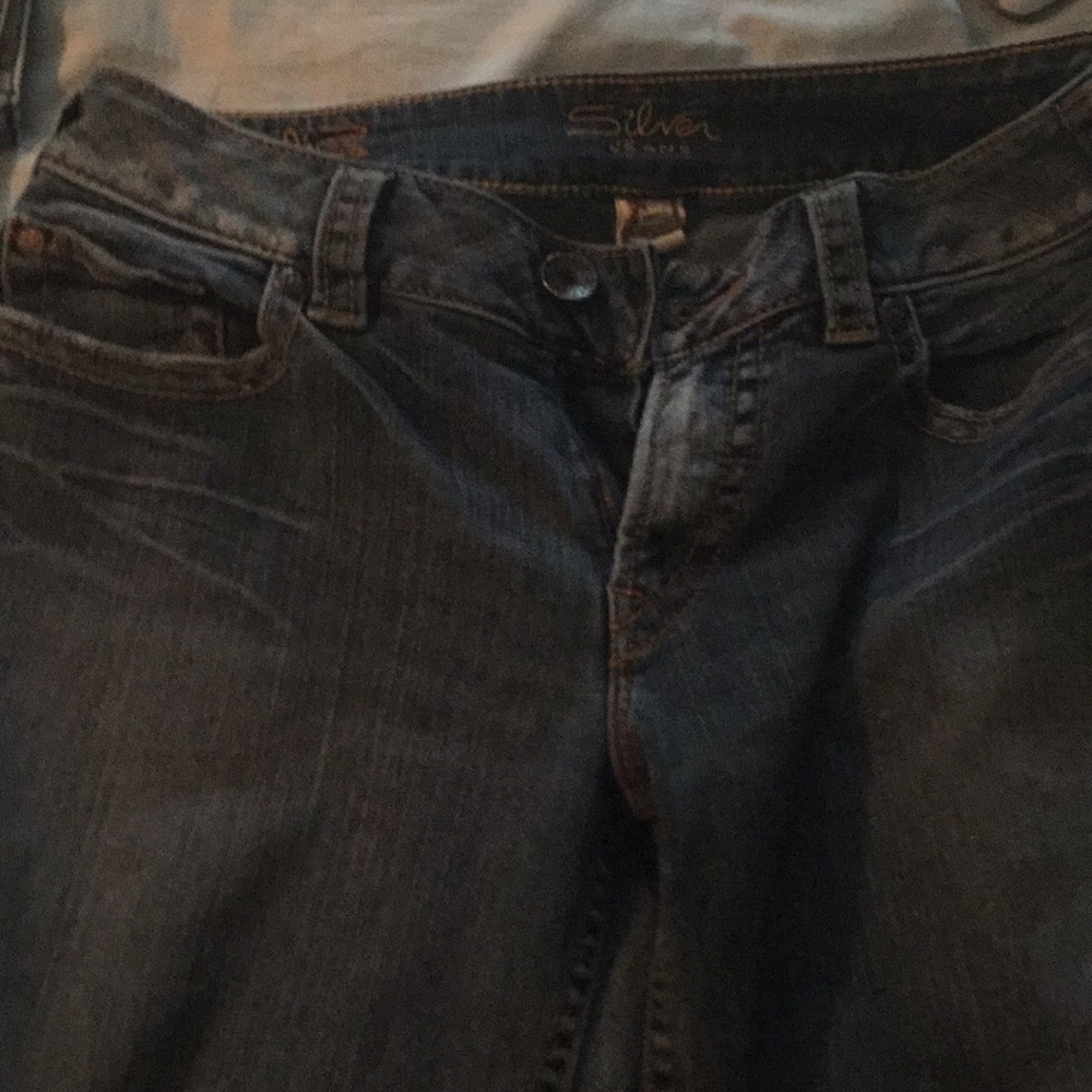 Silver jeans